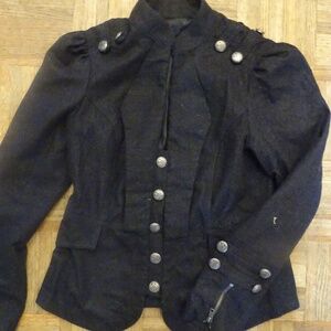 VINTAGE WOOL MILITARY JACKET SZIE XS 16 INCHES PIT-PIT